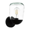 Eglo 98701 Donatori kültéri fali lámpa, fekete, E27 foglalattal, max. 1x60W, IP44