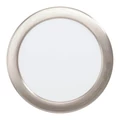 Eglo 99138 Fueva 5 LED panel, nikkel, kör, 1350 lm, 3000K melegfehér, beépített LED, 11W, IP20, 166mm átmérő