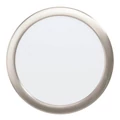 Eglo 99155 Fueva 5 LED panel, nikkel, kör, 2100 lm, 4000K természetes fehér, beépített LED, 17W, IP20, 216mm átmérő