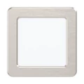 Eglo 99167 Fueva 5 LED panel, nikkel, szögletes, 650 lm, 3000K melegfehér, beépített LED, 5,5W, IP20, 117x117 mm
