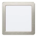 Eglo 99184 Fueva 5 LED panel, nikkel, szögletes, 1350 lm, 4000K természetes fehér, beépített LED, 11W, IP20, 166x166 mm