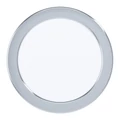 Eglo 99205 Fueva 5 fürdőszobai LED panel, króm, kör, 1350 lm, 3000K melegfehér, beépített LED, 11W, IP44, 166mm átmérő