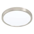 Eglo 99221 Fueva 5 LED panel, nikkel, kör, 2400 lm, 3000K melegfehér, beépített LED, 20,5W, IP20, 285mm átmérő