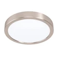 Eglo 99229 Fueva 5 LED panel, nikkel, kör, 2100 lm, 4000K természetes fehér, beépített LED, 17W, IP20, 210mm átmérő