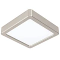 Eglo 99239 Fueva 5 LED panel, nikkel, szögletes, 1350 lm, 3000K melegfehér, beépített LED, 11W, IP20, 160x160 mm