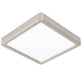 Eglo 99241 Fueva 5 LED panel, nikkel, szögletes, 2000 lm, 3000K melegfehér, beépített LED, 17W, IP20, 210x210 mm