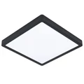 Eglo 99271 Fueva 5 fürdőszobai LED panel, fekete, szögletes, 2400 lm, 3000K melegfehér, beépített LED, 20,5W, IP44, 285x285 mm