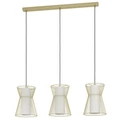 Eglo 99636 Maseta 1 ágú függeszték, arany, E27 foglalattal, max. 3x40W, IP20