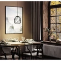 Eglo 99705 Floresta 1 ágú függeszték, fekete, E27 foglalattal, max. 1x40W, IP20