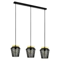 Eglo 99807 Escandidos több ágú függeszték, fekete, E27 foglalattal, max. 3x40W, IP20
