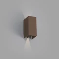 FARO BLIND kültéri fali lámpa, barna, 3000K melegfehér, beépített LED, 6W, IP54, 70268
