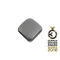 FARO BU-OH kültéri fali lámpa, fekete, 3000K melegfehér, beépített LED, 12W, IP65, 71212