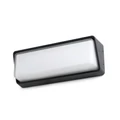 FARO HALF kültéri fali lámpa, fekete, 3000K melegfehér, beépített LED, 20W, IP65, 71537