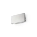 FARO KAULA-2 kültéri fali lámpa, rozsdamentes acél(inox), 3000K melegfehér, beépített LED, 14W, IP44, 70406