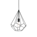 IDEAL LUX AMPOLLA-3 függesztett lámpa E27 foglalattal, max. 60W, 30 cm átmérő, fekete 148175