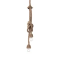 IDEAL LUX CANAPA függesztett lámpa 2 db E27 foglalattal, max. 15W, 9,5 cm átmérő, kötél 134840