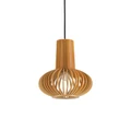 IDEAL LUX CITRUS függesztett lámpa E27 foglalattal, max. 60W, 26 cm átmérő, fa 159850
