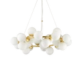 IDEAL LUX DNA több ágú függeszték, max. 25x15W, G9 foglalattal, réz, 208398