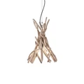 IDEAL LUX DRIFTWOOD függesztett lámpa E27 foglalattal, max. 60W, 35 cm átmérő, fa 129600