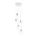 IDEAL LUX ICE több ágú függeszték, max. 5x60W, E27 foglalattal, fekete, 237664