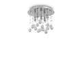 IDEAL LUX MOONLIGHT mennyezeti lámpa, max. 5x40W, G9 foglalattal, króm, 094649