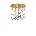 IDEAL LUX MOONLIGHT mennyezeti lámpa, max. 8x40W, G9 foglalattal, arany, 080932