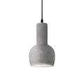 IDEAL LUX OIL-3 beton függesztett lámpa E27 foglalattal, max. 15W, 14 cm átmérő, szürke 110431