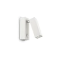 IDEAL LUX PAGE fali lámpa, beépített LED, 3W, 210 lm, 3000K melegfehér, 4x11 cm, fehér 142258