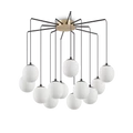 IDEAL LUX RHAPSODY több ágú függeszték, max. 12x28W, G9 foglalattal, réz, 236957