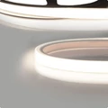 24V DC flexibilis NEON LED szalag csempeprofilokhoz, 10W/m, 550lm/m, 3000K melegfehér, CRI90, IP66, 13,7mm széles