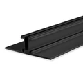 2Side alumínium LED lámpaprofil, 12mm, fekete, 2m
