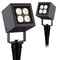 LED spot reflektor IP65 PowerCube - kültéri leszúrható, antracit, 4x2W CREE LED, 480 lm, 3000K melegfehér, 35°