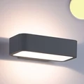 Falra szerelhető indirekt LED lámpa antracit szín – 1×6W CREE melegfehér LED