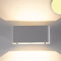 2 irányban világító LED fali lámpa fehér színben – 4×3W CREE melegfehér LED