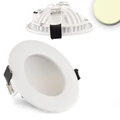 LED mélysugárzó 6W, LUNA, fényerőszabályozható, 2700K melegfehér, 295 lm (indirekt fény)