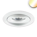 Süllyesztett 15W LED lámpa, CRI99, fehér, Dimtone 2200-2800K, 905 lm, melegfehér, 45°