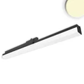 3 fázisú LED vonalfény, 20W, 1300 lm, 110°, fekete, 3000K melegfehér