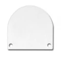 VZ46W LED profil végzáró, fehér