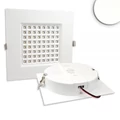 LED mélysugárzó, prizma, szögletes, 25W, UGR&lt;19, 2920lm, 4000K természetes fehér, CRI82, IP54, 90°, 22,8x22,8cm, fehér, fényerőszabályozható