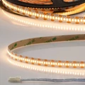 AmpSystem 12V LED szalag, 6W/m, 2500K melegfehér, CRI90, 580lm/m, 10mm széles, 300LED/m, 1,2m hosszú, 2 oldalán csatlakozóval, IP20
