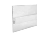 LED gipszkarton árnyékfúga profil, 40mm, fehér, alumínium, 2m