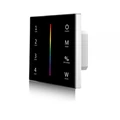 ProSystem 4 zónás távirányító RGB LED szalagokhoz, érintőkapcsolóval, 230V, DMX kimenettel, fekete, RF