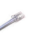 LED szalag betáp csatlakozó, szerelhető, 8mm széles egyszínű COB LED szalagokhoz, 2 eres