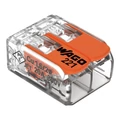 WAGO vezetékösszekötő 2 vezetékhez, max. 4 mm², WAGO-221-412