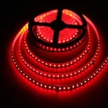 Piros SMD LED szalag 12V 3528 , 120 LED/m, 9,6W, 2 év garancia 