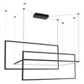 Maxlight GEOMETRIC több ágú függeszték, fekete, 3000K melegfehér, beépített LED, 6400 lm, 3x26,6W, MAXLIGHT-P0271D