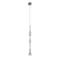 Maxlight MURANO D 1 ágú függeszték, króm, 3000K melegfehér, beépített LED, 285 lm, 1x3W, MAXLIGHT-P0248