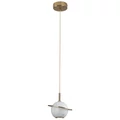 Maxlight URANOS függeszték, fehér-arany, 3000K melegfehér, beépített LED, 350 lm, 1x5W, MAXLIGHT-P0413