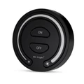 Mi-Light FUT087B monokróm távirányító, dimmer, körérintős, fekete, 2,4GHz, elemes