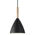 NORDLUX Pure 20 1 ágú függeszték, fekete, E27, max. 40W, 20cm átmérő, 43293003